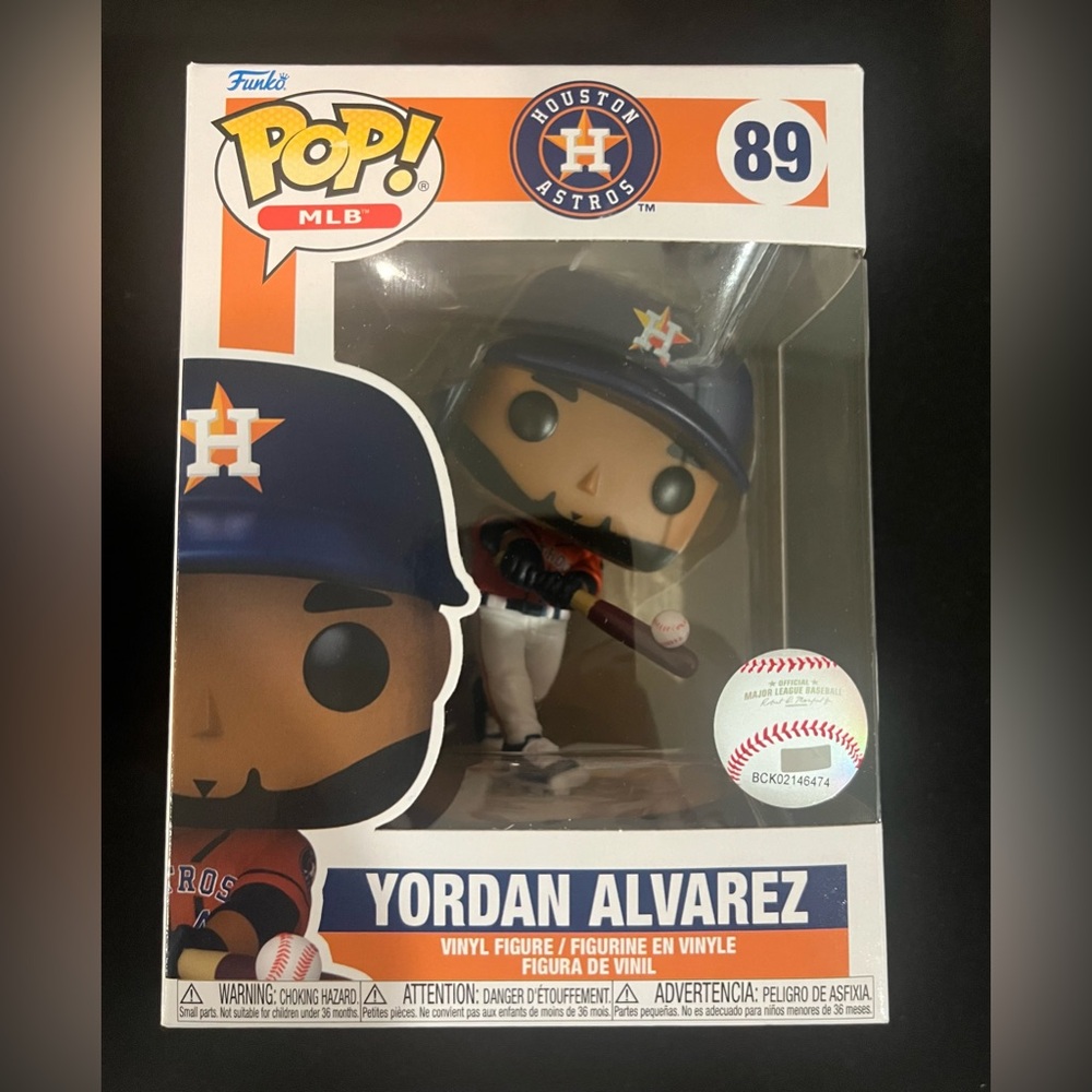 Funko Pop! MLB Houston Astros #89 Yordan Alvarez Vinyl Figure Cuba 🇨🇺